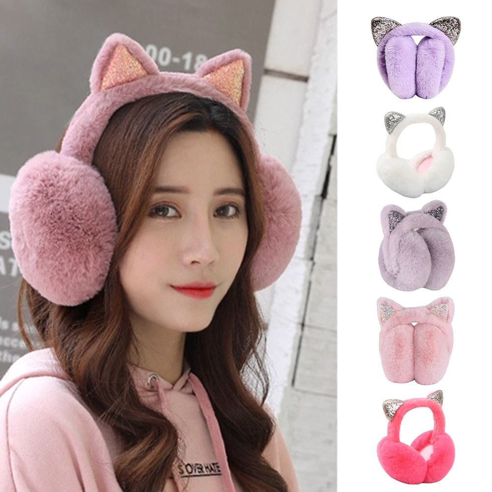 Cute Rabbit Design Animal Ear  - огляд і ціна Ear Muff Foldable