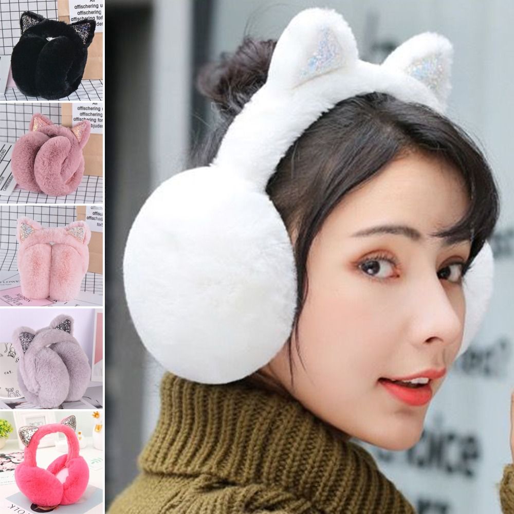 Cute Rabbit Design Animal Ear  - огляд і ціна Ear Muff Foldable