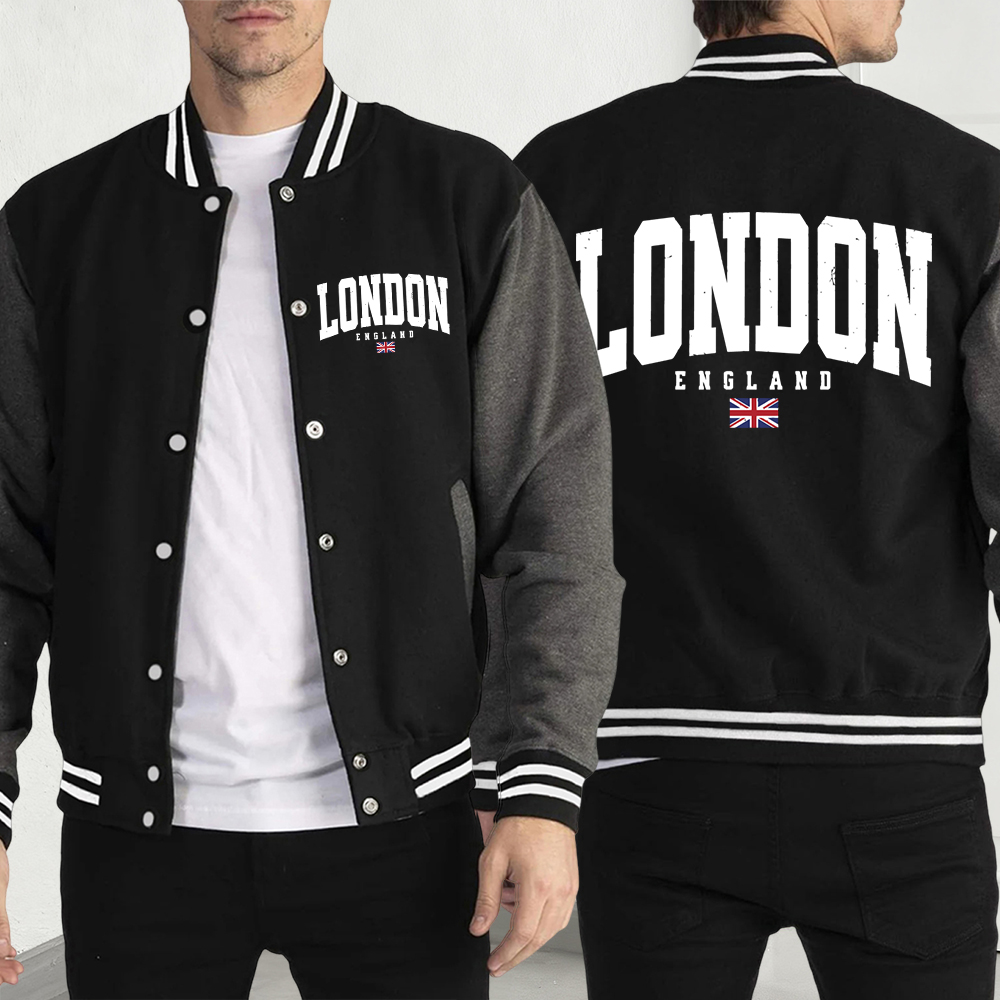 London England Flag Men Jacket - огляд і ціна Winter Clothing London