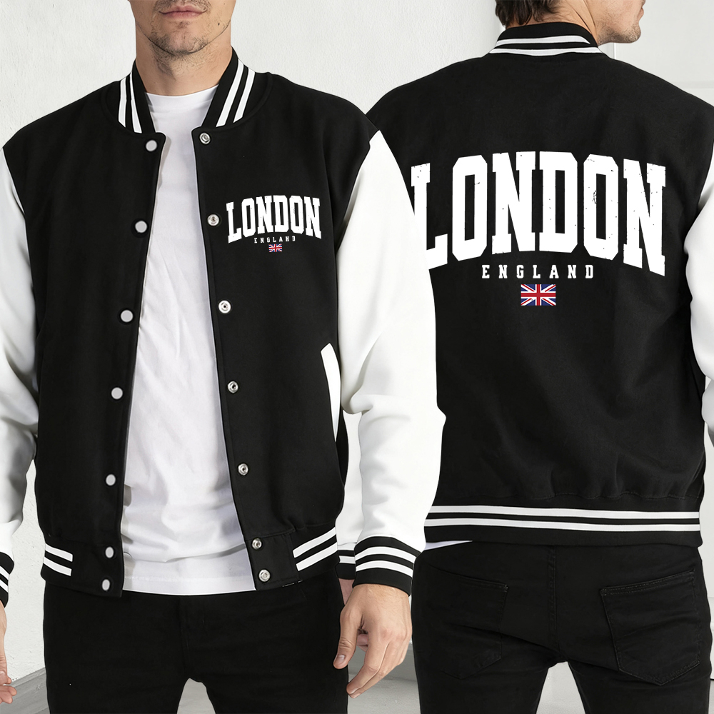 London England Flag Men Jacket - огляд і ціна Winter Clothing London