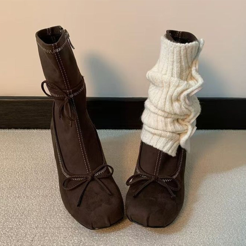 Bow High Heels Women Boots New - огляд і ціна Winter Clothing For Woman