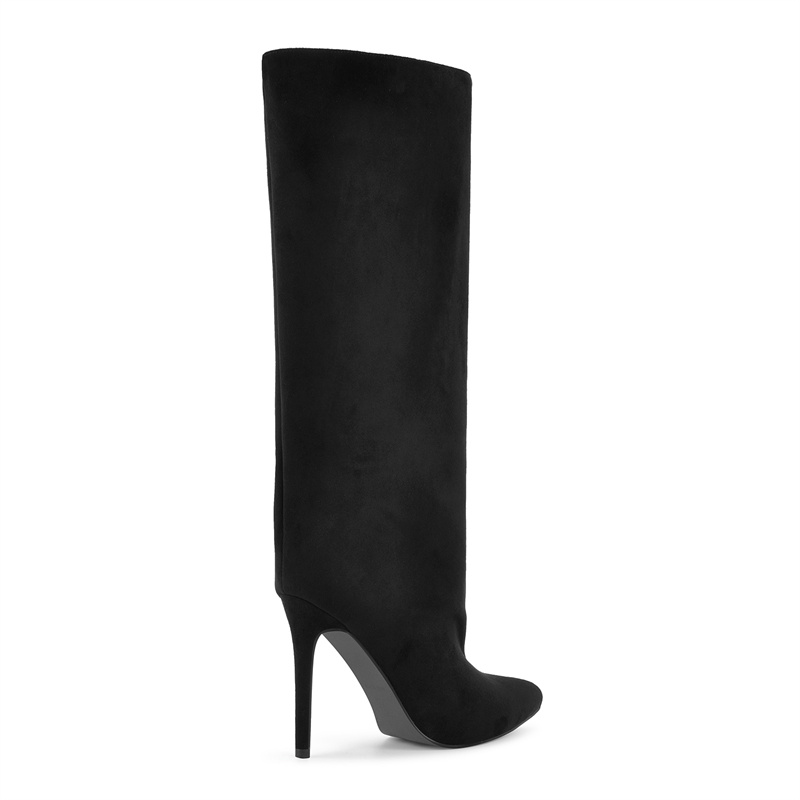 Onlymaker Black Faux Suede Kne - огляд і ціна Winter Clothing For Woman