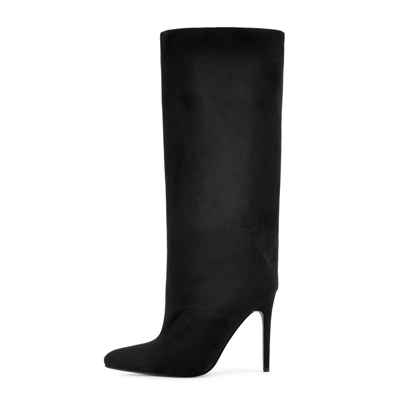 Onlymaker Black Faux Suede Kne - огляд і ціна Winter Clothing For Woman
