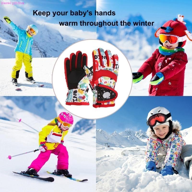 D0JC Winter Children Kids Wind - огляд і ціна Waterproof Mitten Ski