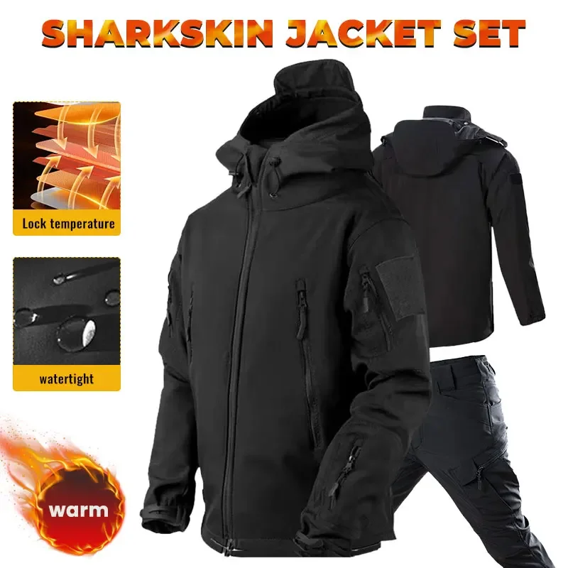 Men Thicken Soft Shell Winter  - огляд і ціна Winter Clothing Work