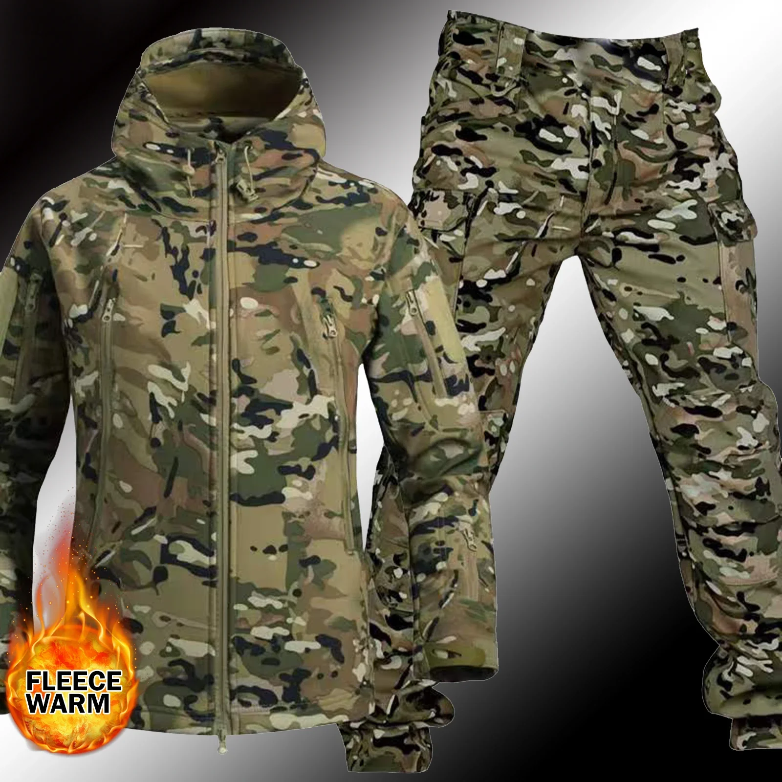 Men Thicken Soft Shell Winter  - огляд і ціна Winter Clothing Work