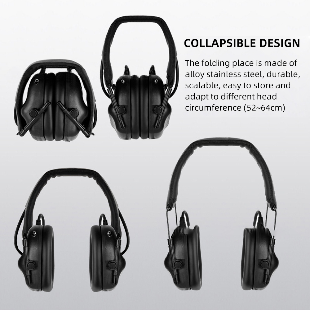 BOOIU Tactical Electronic Shoo - огляд і ціна Ear Muff Foldable