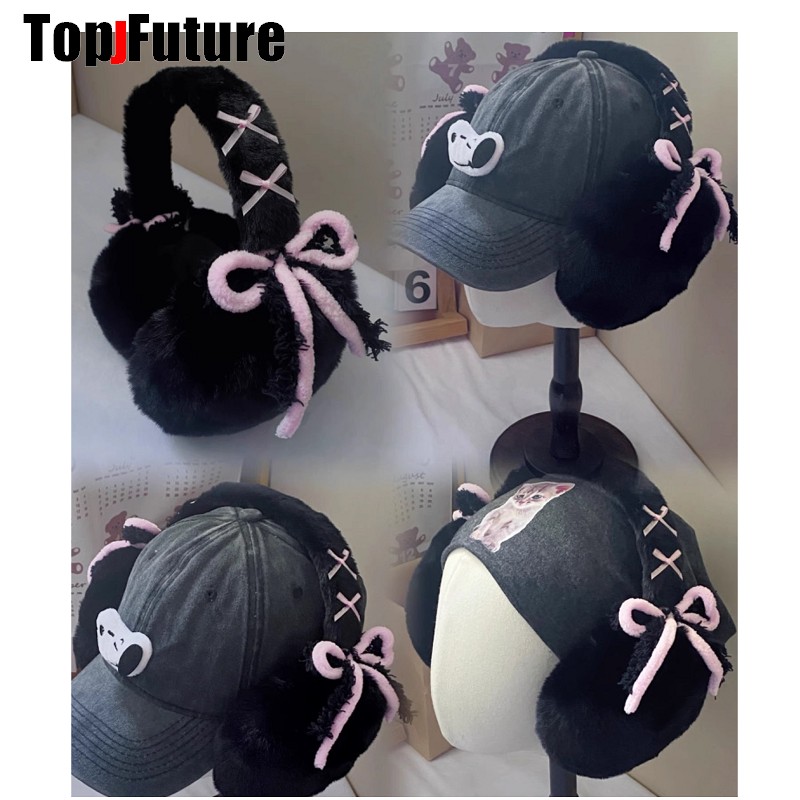 Harajuku Y2k Cute Sweet Lolita - огляд і ціна Ear Muff Foldable
