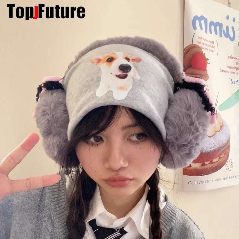 Harajuku Y2k Cute Sweet Lolita - огляд і ціна Ear Muff Foldable