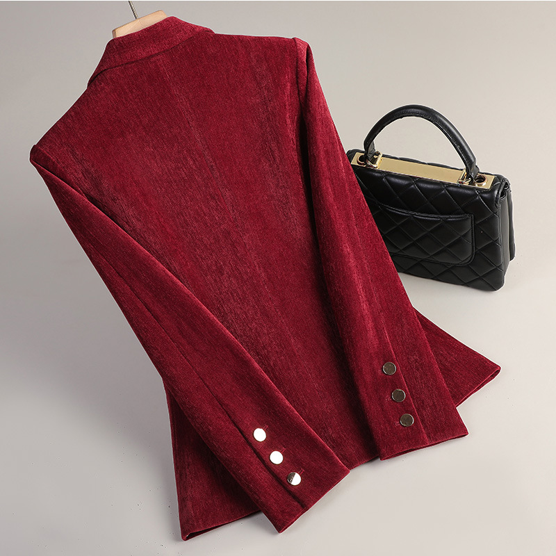 Yellow Gold Velvet Blazer Wome - огляд і ціна Winter Clothing Work