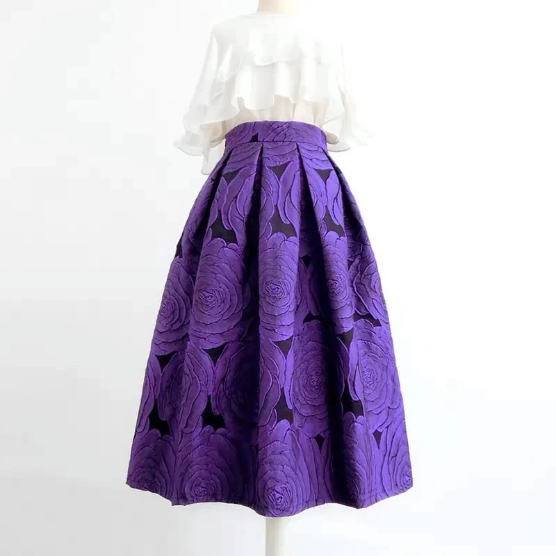 Rose Purple Floral Elegant Chi - огляд і ціна Winter Clothing For Woman