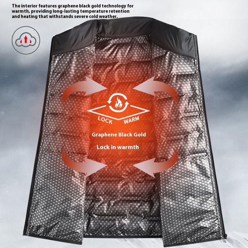 Winter Men Down Vests Mens wat - огляд і ціна Winter Clothing Work