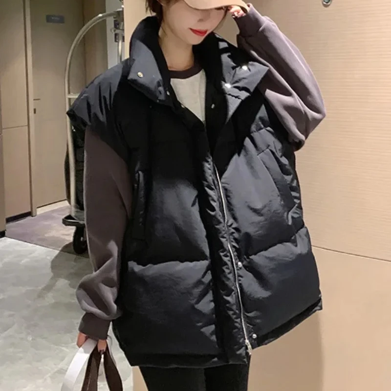 Solid Color Zipper Women's Ves - огляд і ціна Winter Clothing Work