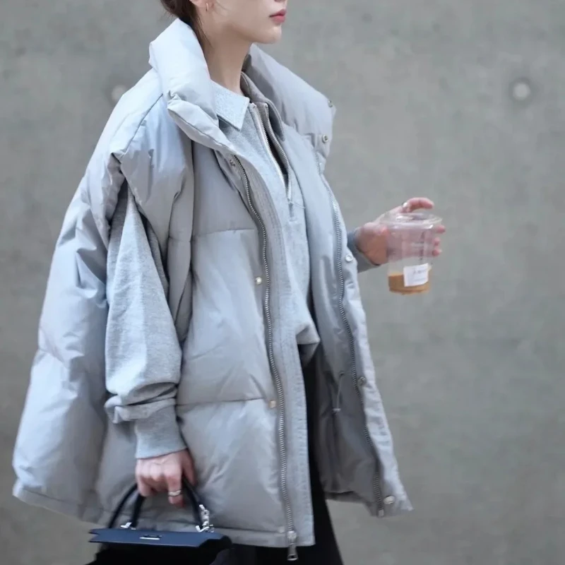 Solid Color Zipper Women's Ves - огляд і ціна Winter Clothing Work