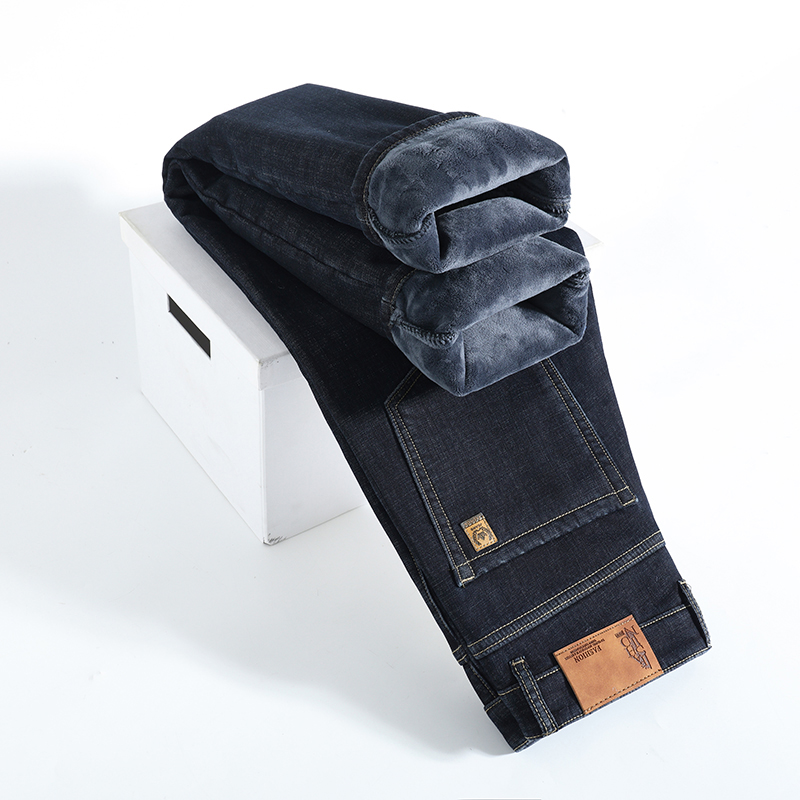 Winter Warm Fleece Jeans Men's - огляд і ціна Winter Clothing Work