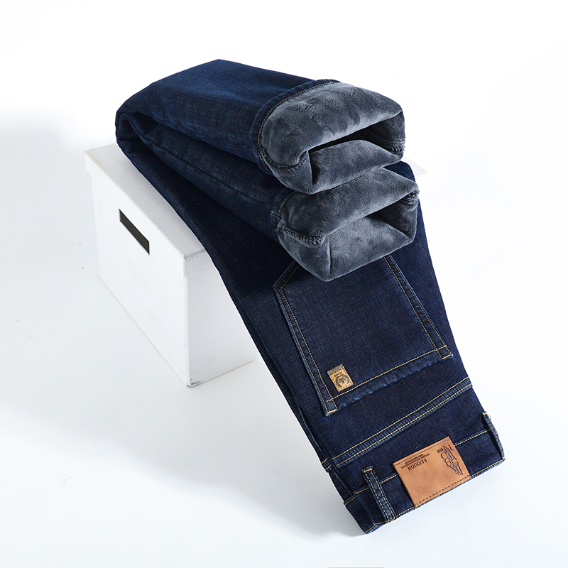 Winter Warm Fleece Jeans Men's - огляд і ціна Winter Clothing Work