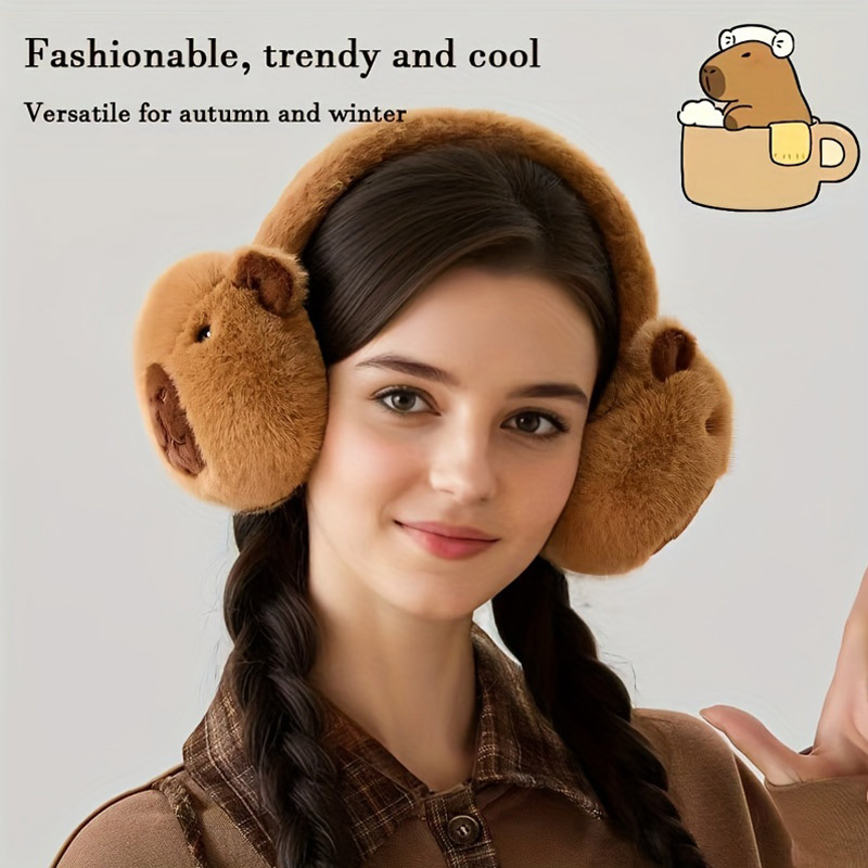 Cute Capibala Earmuffs Cartoon - огляд і ціна Ear Muff Foldable