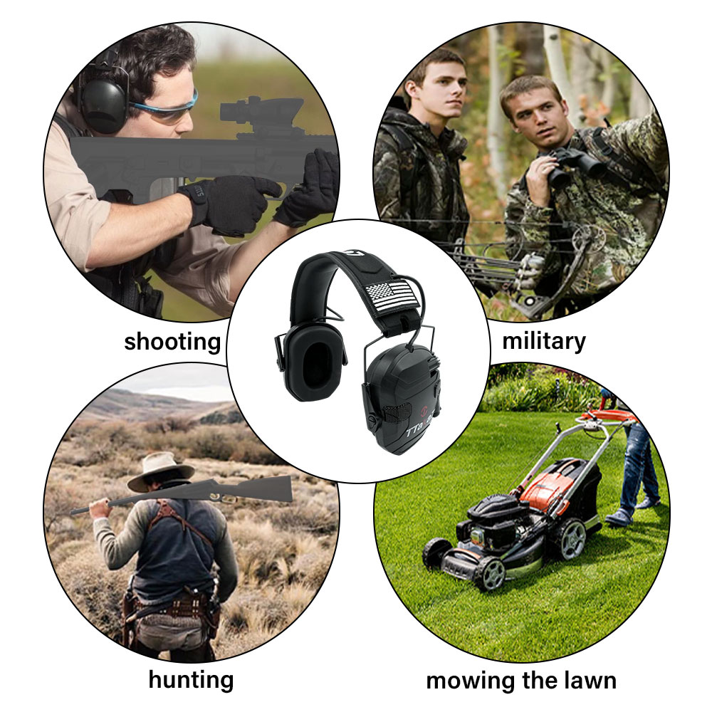 W1/W3 Foldable Electronic Shoo - огляд і ціна Ear Muff Foldable