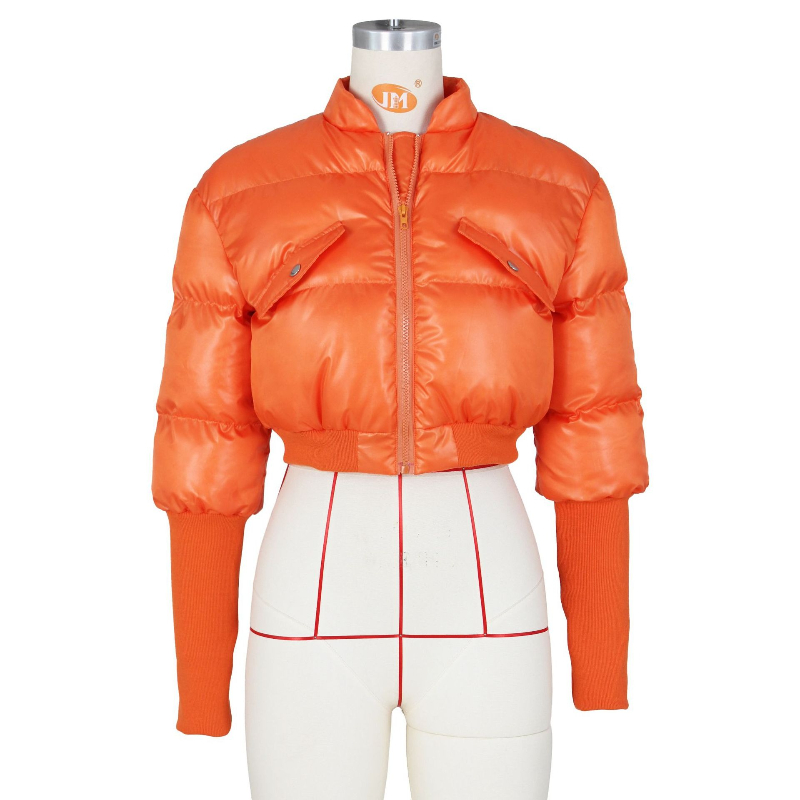 Women Parkas Short Coats Zippe - огляд і ціна Winter Clothing Work