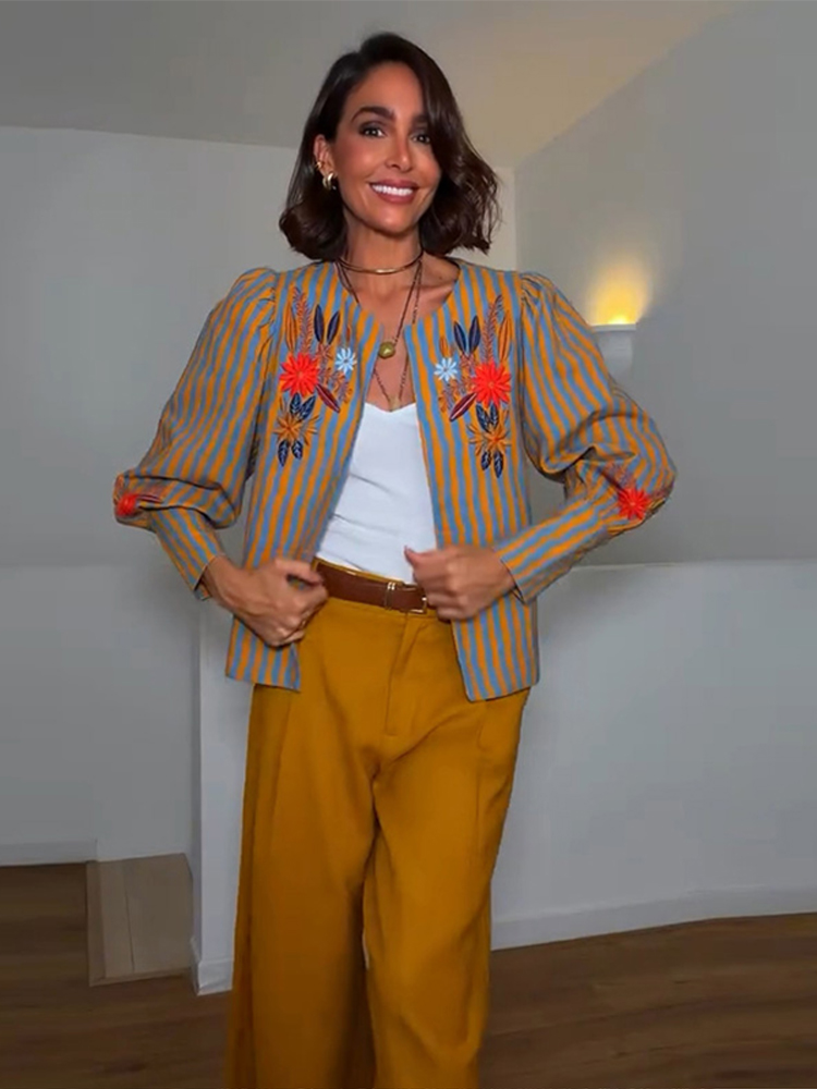 2026 Early Autumn Striped Flow - огляд і ціна Winter Clothing For Woman