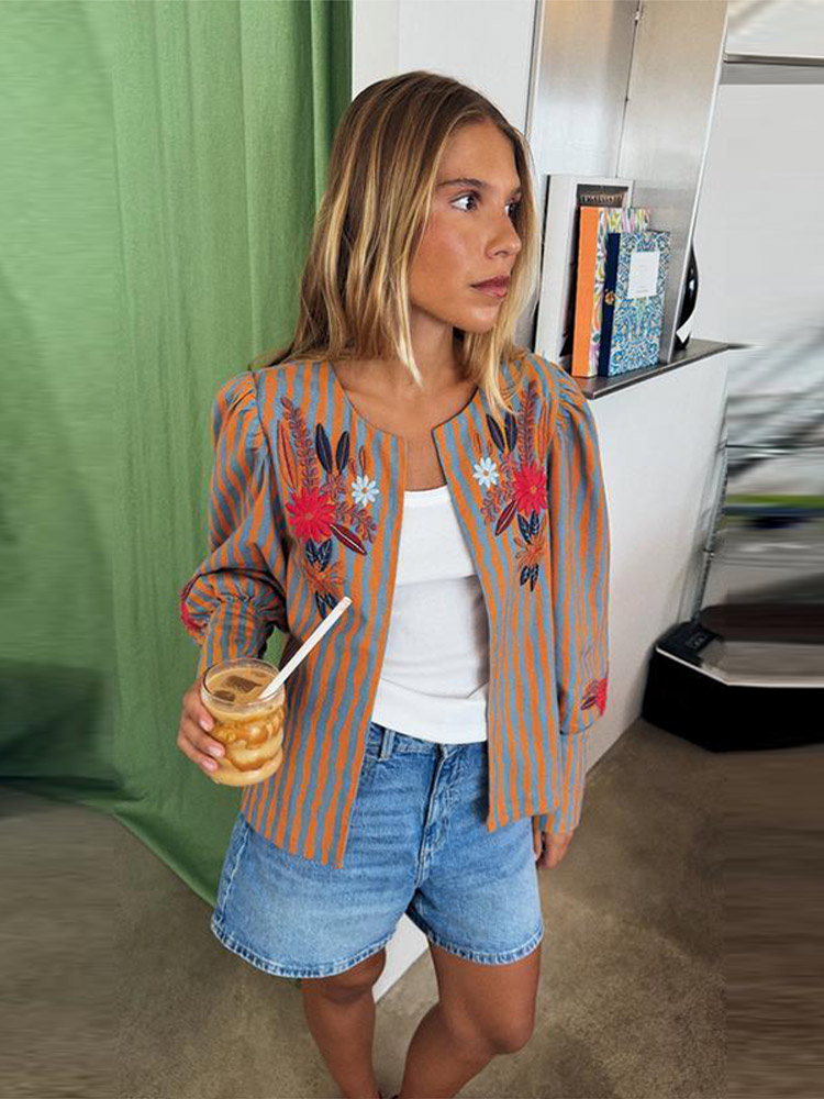 2026 Early Autumn Striped Flow - огляд і ціна Winter Clothing For Woman