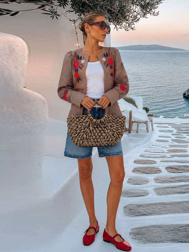 2026 Early Autumn Striped Flow - огляд і ціна Winter Clothing For Woman