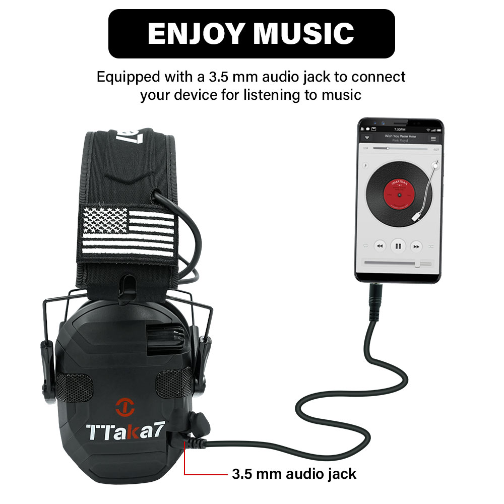 W1/W3 Electronic Shooting Earm - огляд і ціна Ear Muff Foldable