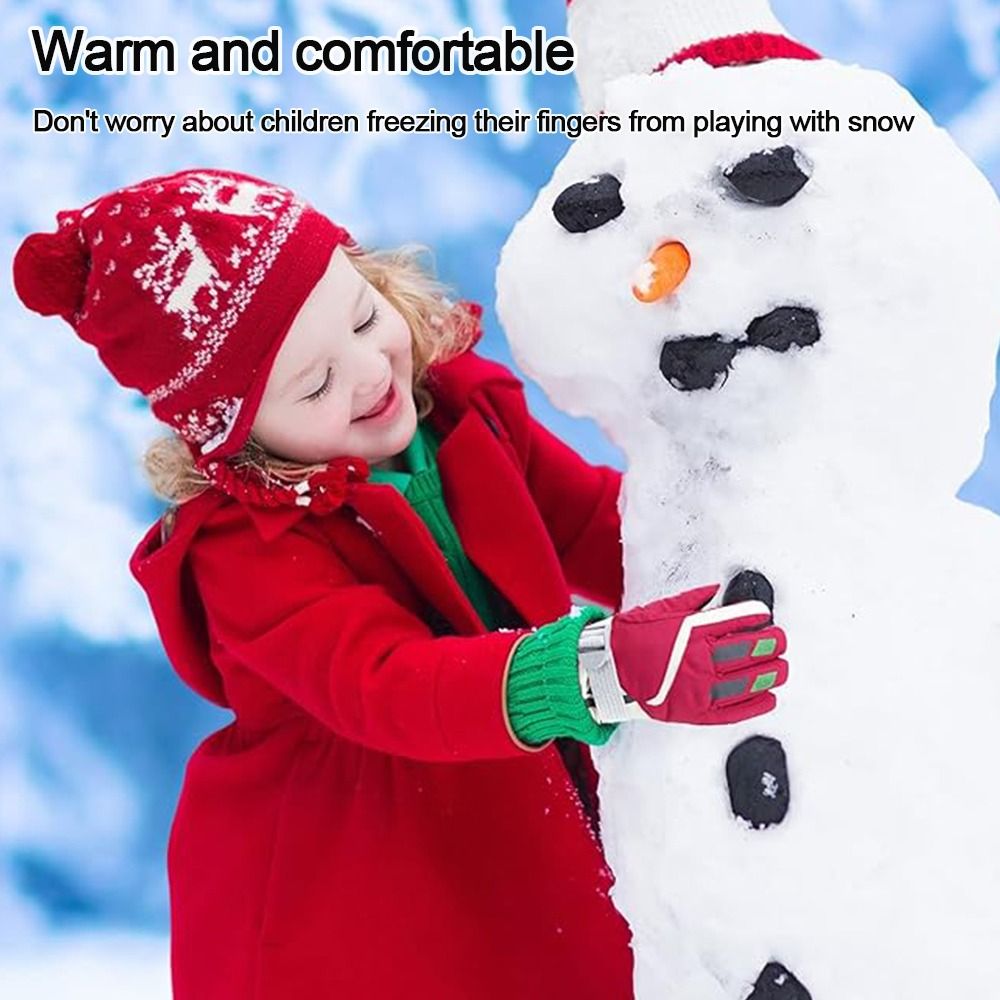 Boy Girls Ski Snowboard Windpr - огляд і ціна Waterproof Mitten Ski